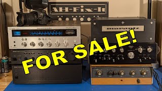 I'm selling things. Make me an offer! (Also, channel update)