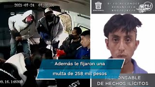 ¡A la cárcel! Sentencian a 33 años de prisión a asaltante de combis en Edomex