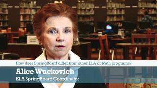 How does SpringBoard® differ from other ELA or Math programs?