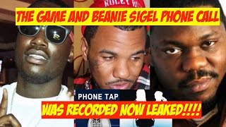 Phonetap: Call with The Game Beanie Sigel Dissing Meek Mill Leaks BEEF! Props to oschino