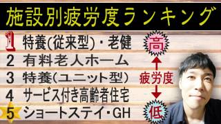 死ぬ気で一ヶ月介護続編。施設別疲労度ランキングあり♪