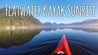 Flatwater Kayak Sunrise - Pitt River, BC, Canada