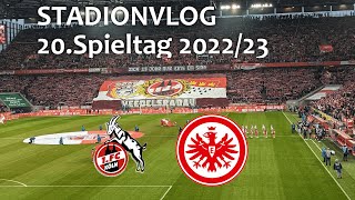 1.FC Köln vs. Eintracht Frankfurt Stadionvlog mit Choreo von Veedelsradau ausm Müngersdorfer Stadion