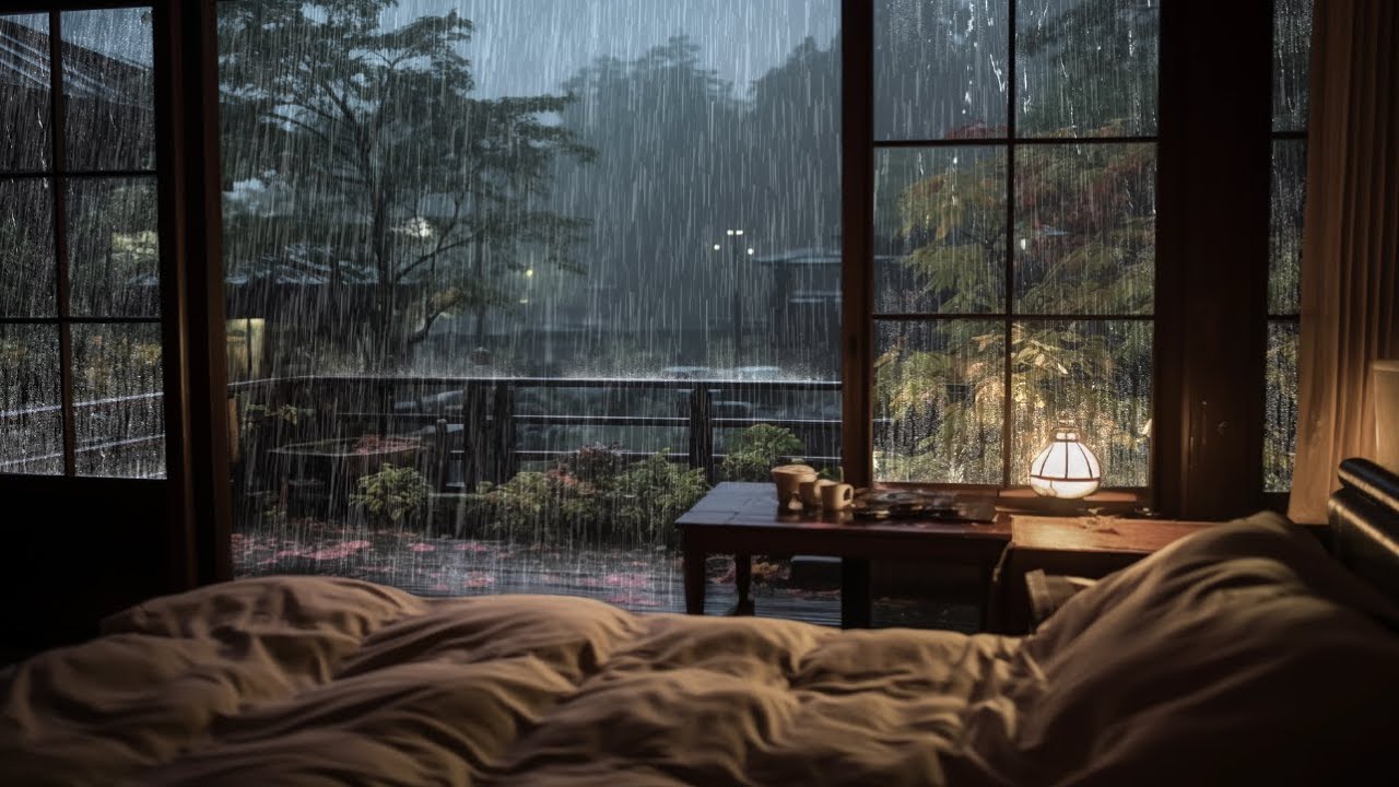 Relaxing Rain Sound Washes Away All Your Stress While You Sleep 亢
