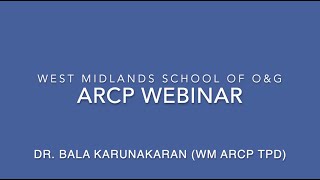 ARCP Webinar