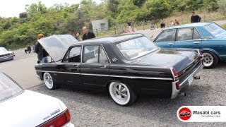 Beautiful Black 1970 Nissan Gloria with White-walls \u0026 Cragar SS's