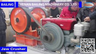 Small Diesel Jaw Crusher