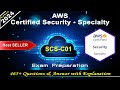 AWS SCS-C01 | AWS Certified Security - Specialty - Mock Test | 2024 Exam Latest Q&A