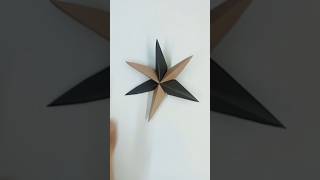 Easy Paper Star ⭐ #shortsviral #papercraft #paperstar #star
