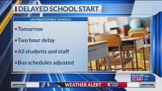Las Cruces public school on delay start