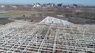 #BNDrone: Amphitheater construction on Outer Harbor