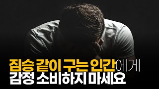 (※공감주의) 짐승 같이 구는 인간에게 감정 소비하지 마세요