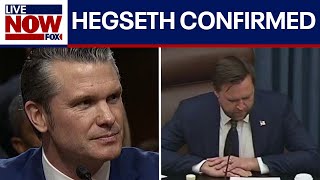 BREAKING: Vance breaks tie to confirm Pete Hegseth as Defense secretary | LiveNOW from FOX