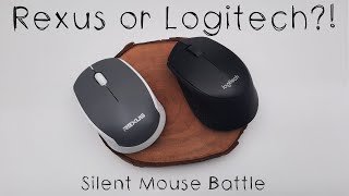 RAJA SILENT MOUSE YANG BARU ⁉️ LOGITECH M331 vs REXUS Q30