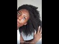 detangling my hair with my african pride pre shampoo type4hair highporosity naturalhair