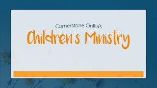 Children's Ministry Sunday Learning Introduction