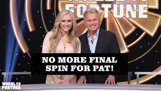 No More Final Spin for Pat! 😱 | Wheel of Fortune