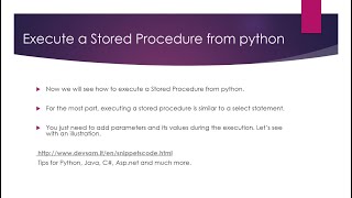 Python, how to execute a Stored Procedure from python on SqlServer