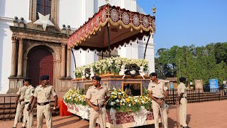 LIVE - ST FRANCIS XAVIER RELICS JOURNEY BACK TO BASILICA OF BOM JESUS CHURCH. Please share.