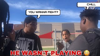 Big Gangster Almost Fights This Freshman!!😳