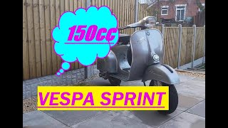 My brand NEW Vespa Scooter 1968 Sprint 150 cc / Review /