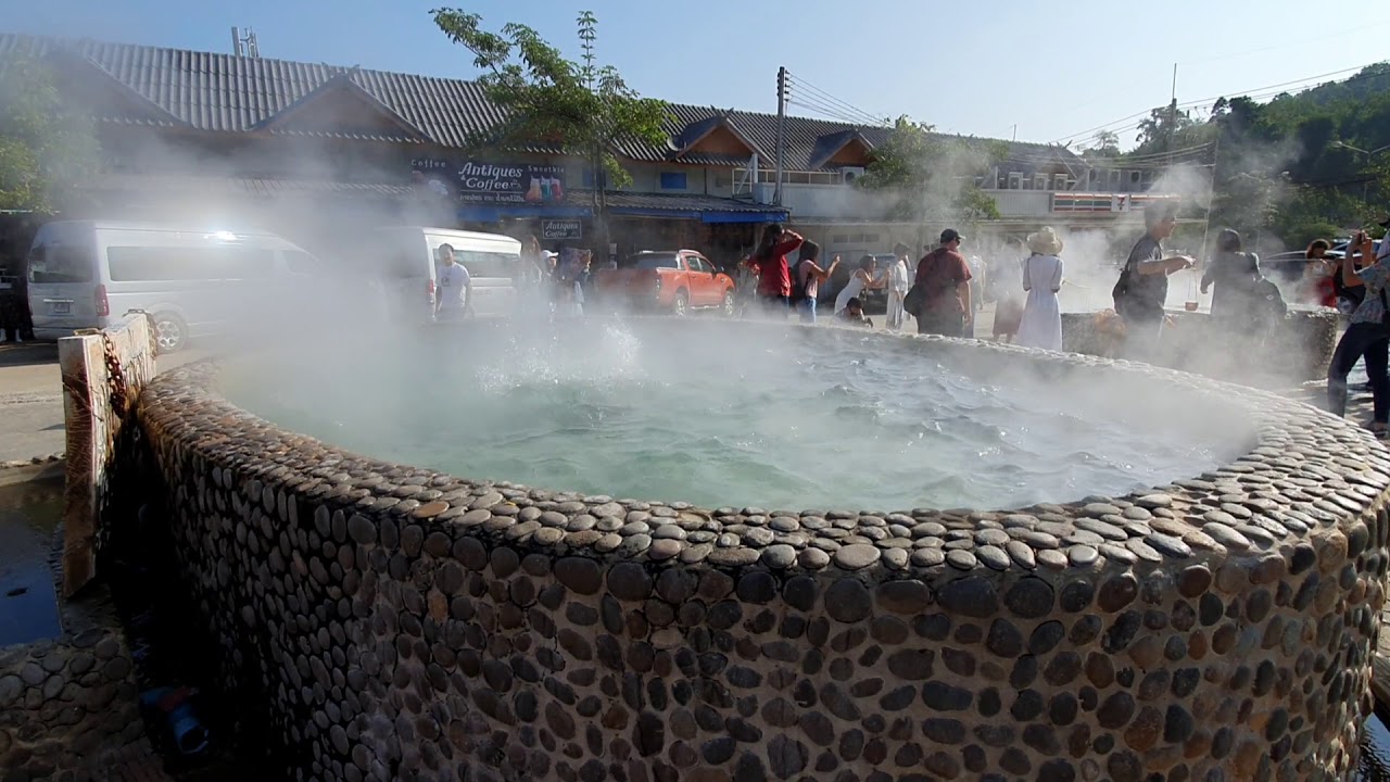 Mae Khajan Hot Spring In Chiang Rai Thailand - YouTube