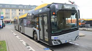 Leipzig (Bus; LVB (\u0026 working for) (Solaris; articulated)) (20220406) (Slide show)