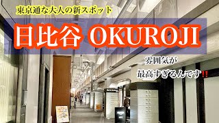 【東京散歩 お出かけスポット】通な大人の通り道🤭大人の高架下⁉️日比谷オクロジ(OKUROJI)の世界がヤバい「日比谷OKUROJI」を東京散歩