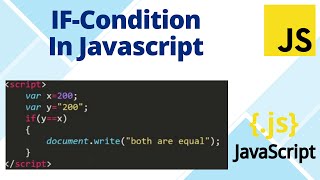 IF-condition in javascript in hindi || Javascript tutorial for beginners - 9