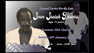 Funeral Service for Ivan Dowers