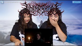 Two Girls React To LORNA SHORE - To the Hellfire (OFFICIAL VIDEO)