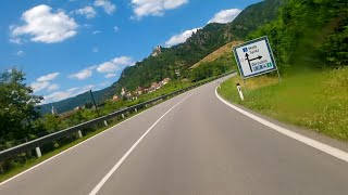 Durch die Wachau. Mit dem Motorrad auf der B3 entlang der Donau.