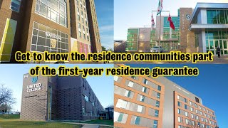 What is the difference between Campus Housing, St. Jerome's, United College, and Renison?