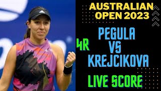Jessica Pegula vs Barbora Krejcikova | Australian Open 2023 Live Score