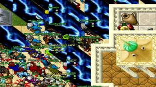 Tibia SAPHIRA WAR 2012 Demoralize VS Wartortles and Ventrilo records [HD]