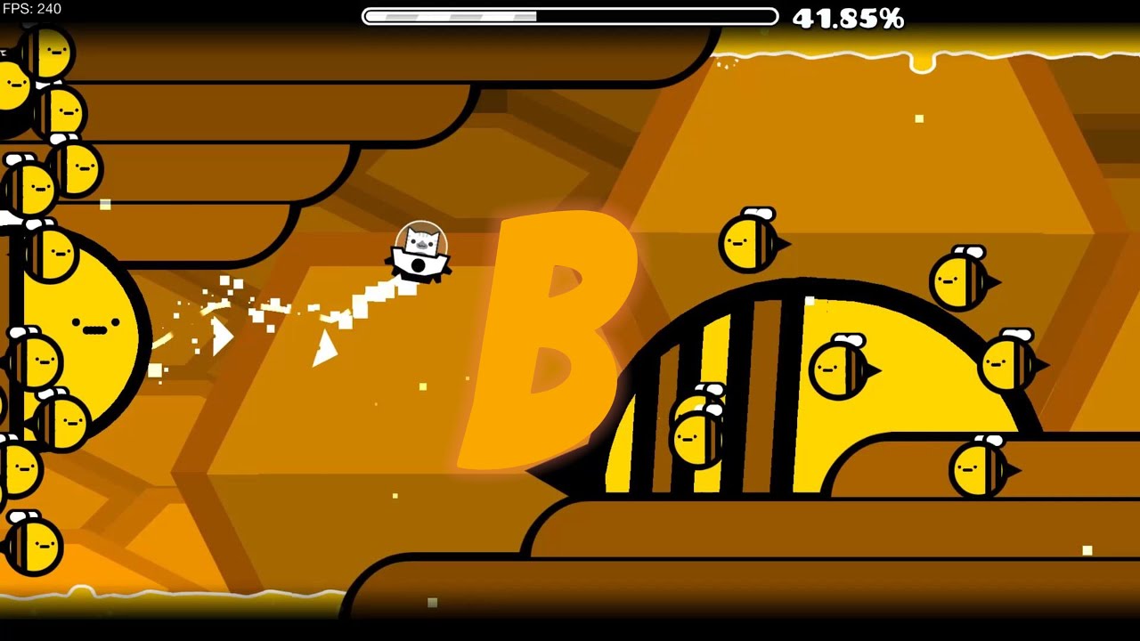 B 100 Medium Demon Geometry Dash Youtube