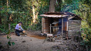 Full video 60 days : Build a survival shelter on the wasteland - bushcraft camp