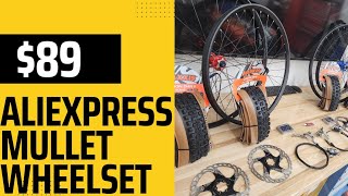 $89.00 AliExpress Boost Mullet Mountain Bike Wheelset worth it?