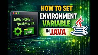 Set environment variable to run a JAVA program