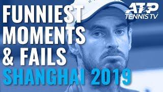Funny ATP Tennis Moments And Fails 😂: Shanghai 2019