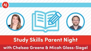 Study Skills Parent Night 11/4/24