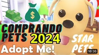 TUTORIAL COMPRANDO EN STARPETS 2024 #ROBLOX ADOPT ME ! COMPRAMOS MUCHOS PETS 😨 !!!