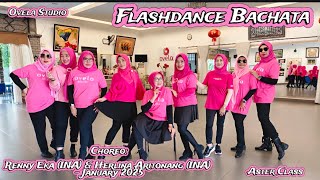 Flashdance Bachata Line Dance | Aster Class |Renny Eka (INA) \u0026 Herlina Aritonang (INA)  January 2025