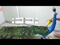 best out of waste peacock peacock made from waste material हस्तनिर्मित मोर craftzone4u 78