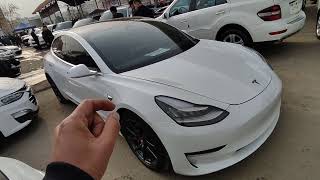 ENG ZO'R ELECTROMOBIL TESLA MODUL 3 TASHKENT SERGELI MOSHINA BOZORI