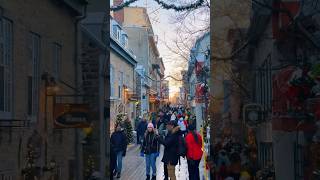 Quebec city Christmas 🎄 Day. Every corner felt like a scene from fairy tale. ✨#christmas #holidays