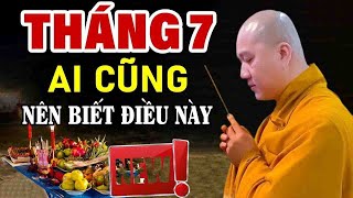 CÚNG Tháng 7 Thầy Chỉ Cách Khấn Vái Đúng Cách