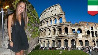Colosseum attack: knife-wielding man attacks tourist ISIS execution style - TomoNews