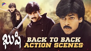 Kushi Movie Back To Back Best Action Scenes | Pawan Kalyan | Bhumika | SJ Suryah | Kushi Re Release