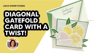 Don't Miss This Diagonal GateFold Card With a Twist